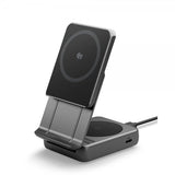 Spigen Essential 2-i-1 Sammenfoldelig Ladestation MagSafe Qi2 25W