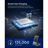 Spigen Essential 2-i-1 Sammenfoldelig Ladestation MagSafe Qi2 25W