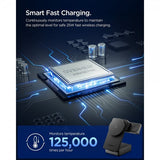 Spigen Essential 3-i-1 Foldbar Ladestation MagSafe Qi2 25W