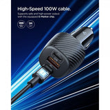 Spigen Essential Billader 113W 2xUSB-C 1xUSB-A Sort