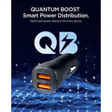 Spigen Essential Billader 30W 2xUSB-A Sort