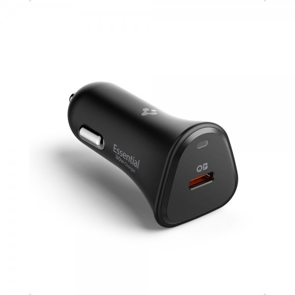Spigen Essential Billader 30W USB-C Sort