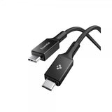 Spigen Essential Kabel Fabric USB-C/USB-C 100W 1.5m Sort
