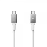Spigen Essential Kabel Fabric USB-C/USB-C 100W 1.5m Hvid