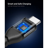 Spigen Essential Kabel Fabric USB-C/USB-C 100W 1m Sort