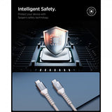 Spigen Essential Kabel Fabric USB-C/USB-C 100W 1m Hvid