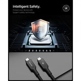 Spigen Essential Kabel Fabric USB-C/USB-C 240W 1.5m Sort