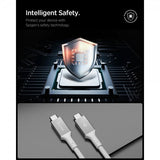 Spigen Essential Kabel USB-C til USB-C 100W 1m Hvid