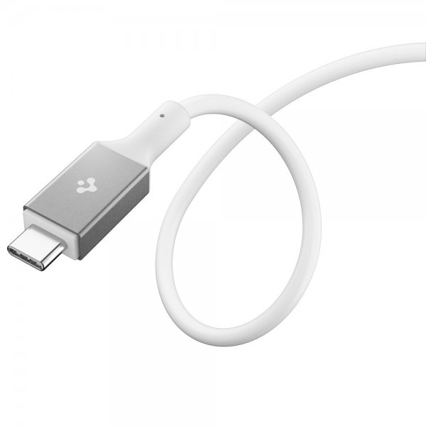 Spigen Essential Kabel USB-C til USB-C 100W 1m Hvid