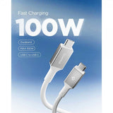 Spigen Essential Kabel USB-C til USB-C 100W 2m Hvid