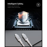 Spigen Essential Kabel USB-C til USB-C 100W 2m Hvid