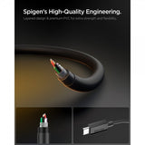 Spigen Essential Kabel USB-C til USB-C 60W 1m Sort
