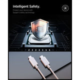 Spigen Essential Kabel USB-C til USB-C 60W 1m Hvid