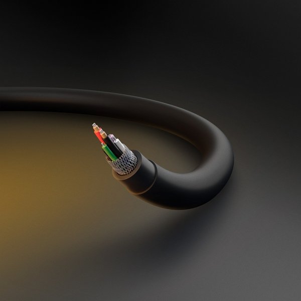Spigen Essential Kabel USB-C til USB-C 60W 2m Sort