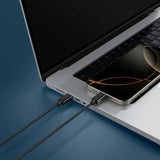 Spigen Essential Kabel USB-C til USB-C 60W 2m Sort