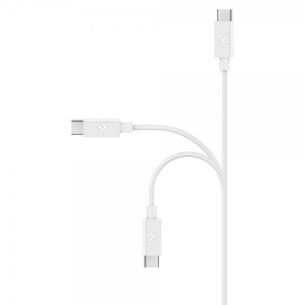 Spigen Essential USB-C til USB-C Kabel 60W 2m Hvid