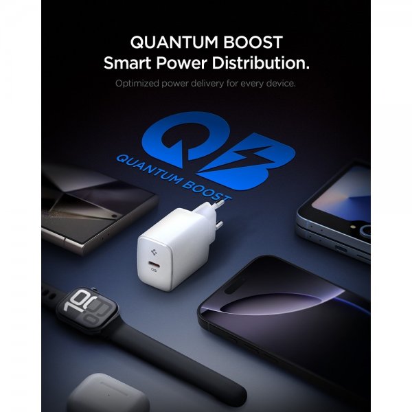 Spigen Essential Oplader 20W USB-C Hvid