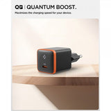 Spigen Essential Oplader 30W USB-C Orange/Sort