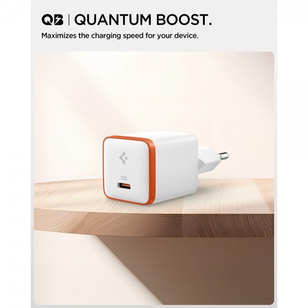 Spigen Essential Oplader 30W USB-C Hvid