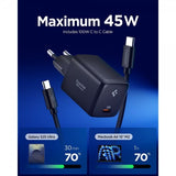 Spigen Essential Oplader 45W USB-C Sort