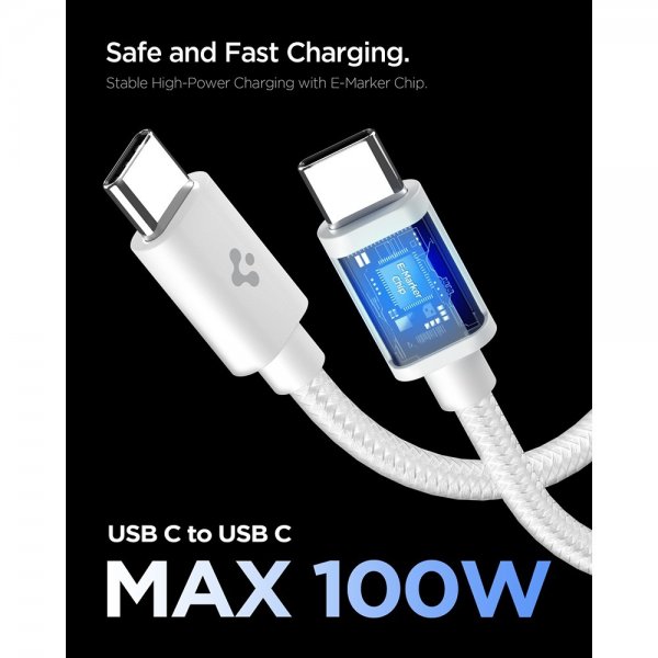 Spigen Essential Oplader 45W USB-C Hvid