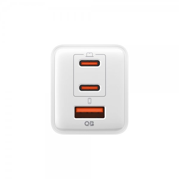 Spigen Essential oplader 47W 2xUSB-C 1xUSB-A Hvid