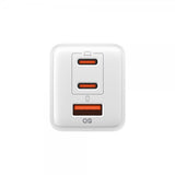 Spigen Essential oplader 47W 2xUSB-C 1xUSB-A Hvid