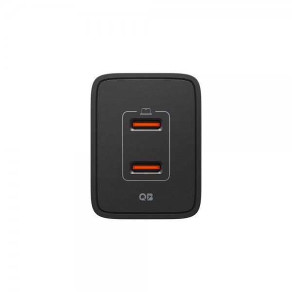 Spigen Essential Oplader 47W 2xUSB-C Sort