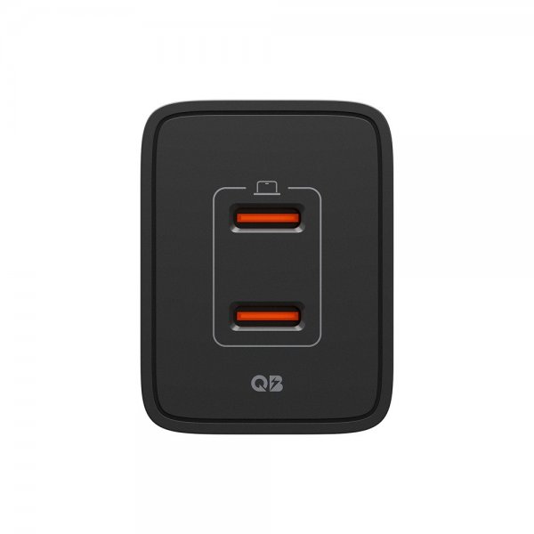 Spigen Essential Oplader 47W 2xUSB-C Sort
