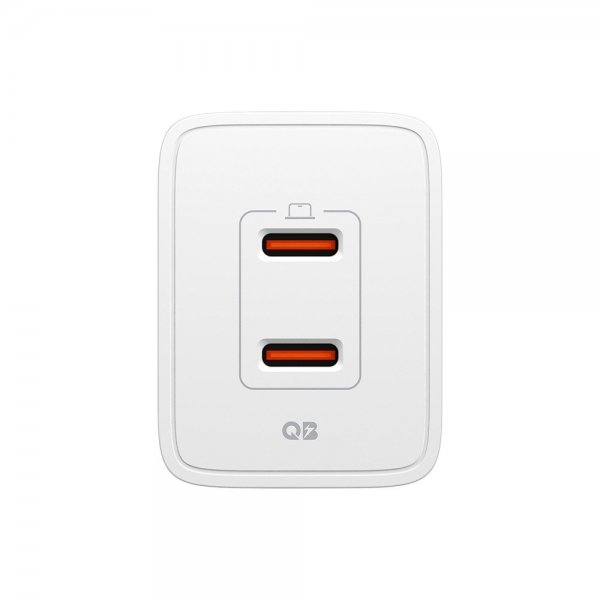 Spigen Essential Oplader 47W 2xUSB-C Hvid