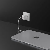 Spigen Essential Oplader 47W 2xUSB-C Hvid