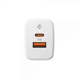 Spigen Essential Oplader USB-C/USB-A 20W Hvid