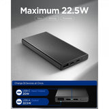 Spigen Essential Powerbank 10.000 mAh 22.5W Sort