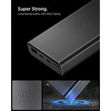 Spigen Essential Powerbank 20.000 mAh 30W Sort