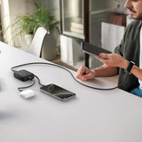 Spigen Essential Powerbank med indbygget kabel 10.000 mAh 30W Sort