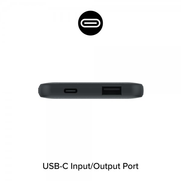 Mophie Essentials Powerbank Powerstation 5000 mAh Sort