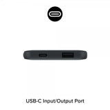 Mophie Essentials Powerbank Powerstation 5000 mAh Sort