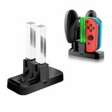Dobe-ladestation med LED til Nintendo Switch Joy-Con