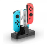 Dobe-ladestation med LED til Nintendo Switch Joy-Con