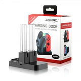 Dobe-ladestation med LED til Nintendo Switch Joy-Con
