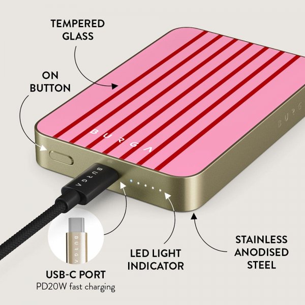 Burga Powerbank MagSafe 5000 mAh Favorite Bikini Gold