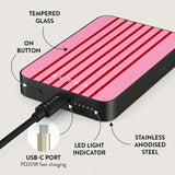 Burga Powerbank MagSafe 5000 mAh Favorite Bikini Metalgrå