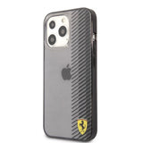 Ferrari iPhone 13 Pro Max Cover Gradient Print Logo Sort