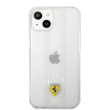 Ferrari iPhone 13 Cover 3D Stripes Transparent