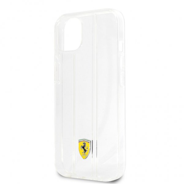 Ferrari iPhone 13 Cover 3D Stripes Transparent