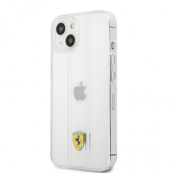 Ferrari iPhone 13 Mini Cover 3D Striber Transparent