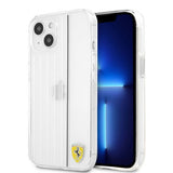 Ferrari iPhone 13 Mini Cover 3D Lines Sort Transparent