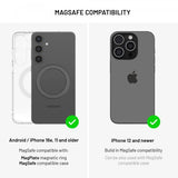 Fast MagSafe-oplader MagPad Slim 15W Qi2 Sort