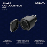 Deltaco Smart Home Fjernafbryder til udendørsbrug WiFi IP44