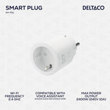 Deltaco Smart Home Fjernstrømafbryder Smart Plug WiFi